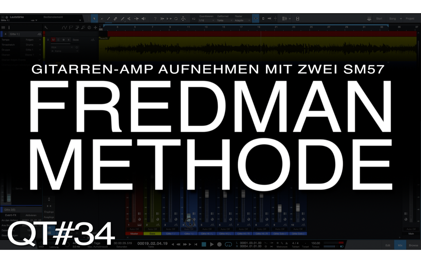 Die Fredman-Methode mit zwei SM57 Mikrofonen