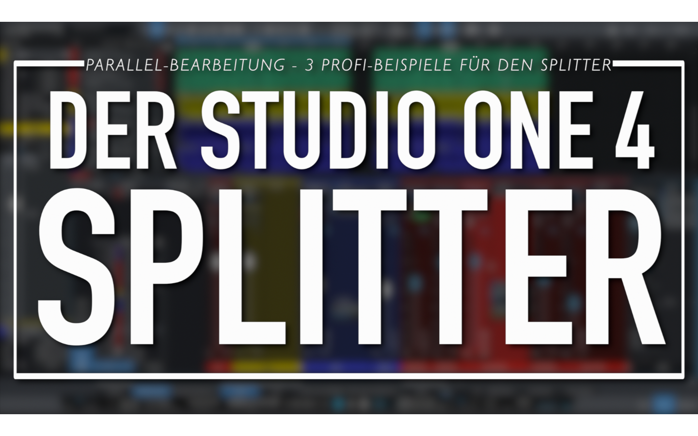 Studio one 4 Splitter tutorial