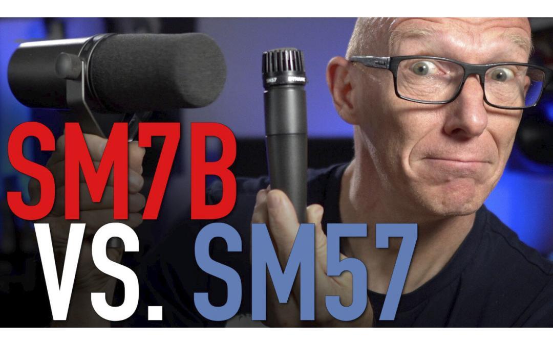 Mikrofontest: Shure SM7B vs SM57